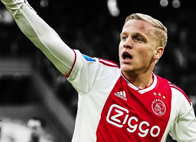 Đắt giá nhất ngoài Top 5 giải VĐQG hàng đầu Châu Âu (55 triệu euro) là Donny van de Beek - "đạo diễn ma thuật" mà Real Madrid thèm khát.