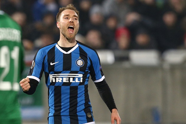 Nhạc trưởng Christian Eriksen (90 triệu euro) là 1 trụ cột Inter khác có giá trị khổng lồ.