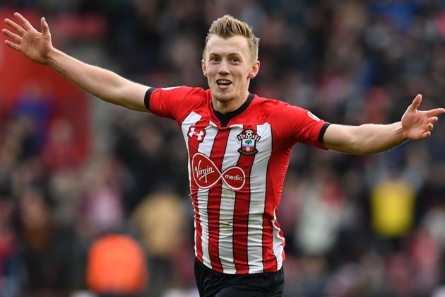 James Ward-Prowse (Southampton) 8 năm. Mới chỉ 25 tuổi, Ward-Prowse đã có cho riêng mình 269 trận khoác áo The Saints.