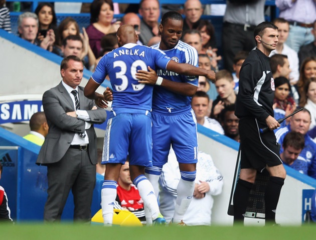 Drogba và Anelka.
