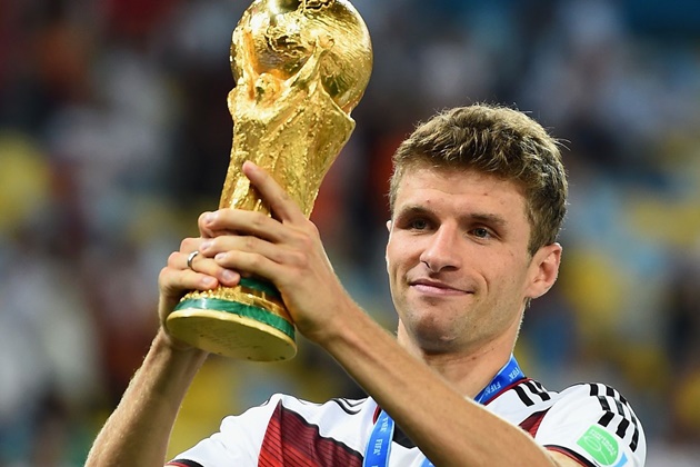 10. Thomas Muller (10 bàn). Trong số 13 cái tên săn bàn xuất sắc nhất lịch sử các VCK World Cup, chỉ có đúng trụ cột Bayern Munich và tuyển Đức là hiện còn thi đấu.