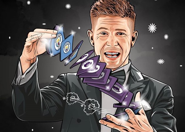 Kevin De Bruyne không hề có dấu hiệu bị ảnh hưởng sau giai đoạn nghỉ thi đấu dài hạn. Nhạc trưởng người Bỉ phất bóng tạo điều kiện để Sterling khai thông thế bế tắc, trước khi tự mình nâng tỷ số lên 2-0 trong hiệp 2.