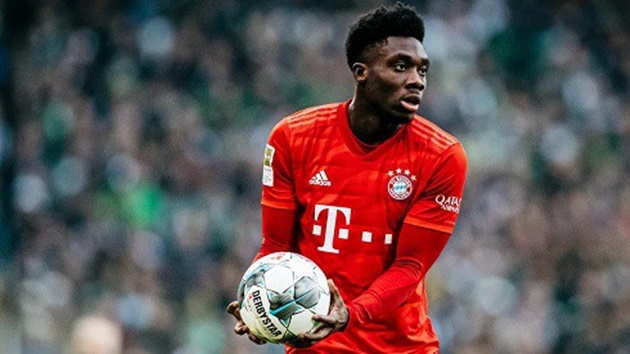 Góp mặt trong Top 3 là Alphonso Davies (60 triệu euro). Mới 19 tuổi nhưng tài năng Canada đã có 1 chiến dịch 2019/20 bùng nổ, với hàng loạt cú bứt tốc phòng ngự ấn tượng.
