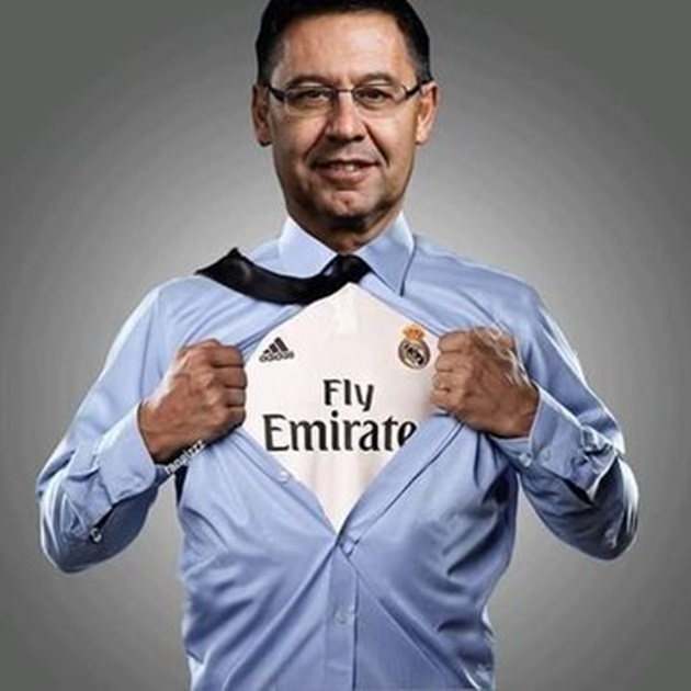 Bartomeu bị nghi ngờ là fan Real đã cố ý phá hoại Barca.