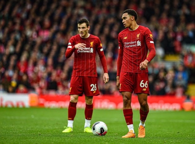 2 bên hành lang, không một hậu vệ cánh nào của Manchester City công thủ toàn diện ổn định như Andrew Robertson và Trent Alexander Arnold.