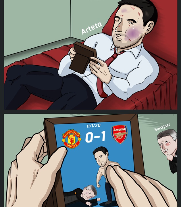 Ngoài các đối thủ nhẹ ký tại Europa League, lần cuối Arteta chứng minh được bản lĩnh cầm quân đã cách đây 2 tháng, ở trận thắng Manchester United ngay tại Old Trafford.