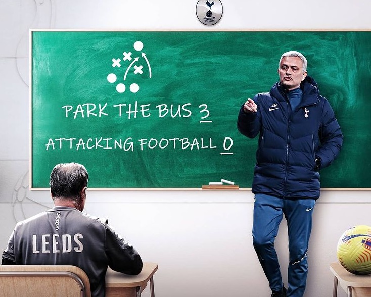 Phong cách phòng ngự phản công của HLV Jose Mourinho đã phát huy tác dụng, giúp Spurs hạ gục các vị khách 3 bàn không gỡ.