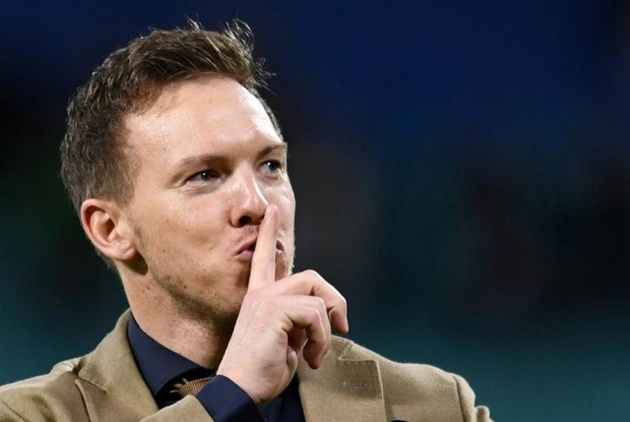 Nagelsmann bình tĩnh trước các tin đồn.