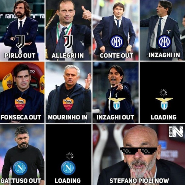Đã có 5 ông lớn Serie A thay tướng, nhưng thuyền trưởng Stefano Pioli có thể an tâm với vị thế vững chắc hiện tại ở AC Milan.
