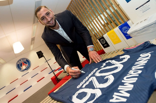 Donnarumma sẽ gắn bó với thủ đô nước Pháp 5 năm tới.