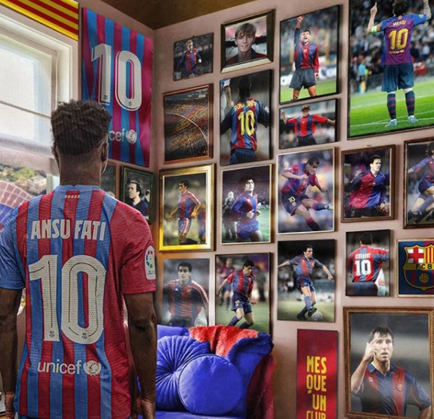 Số 10 mới của Barca được kỳ vọng sẽ làm rạng danh số áo từng thuộc sở hữu của nhiều đàn anh danh tiếng trong lịch sử.