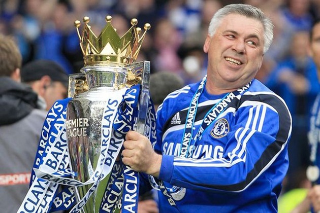 Ancelotti đoạt cú đúp danh hiệu trong mùa ra mắt The Blues.