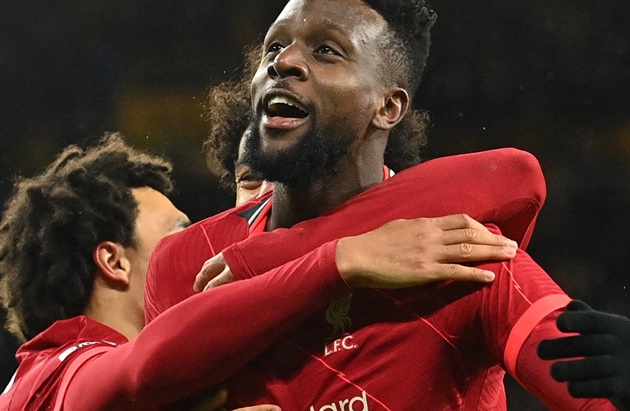 Divock Origi lóe sáng.