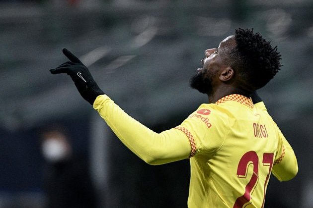 Origi ghi bàn 2 trận liên tiếp.