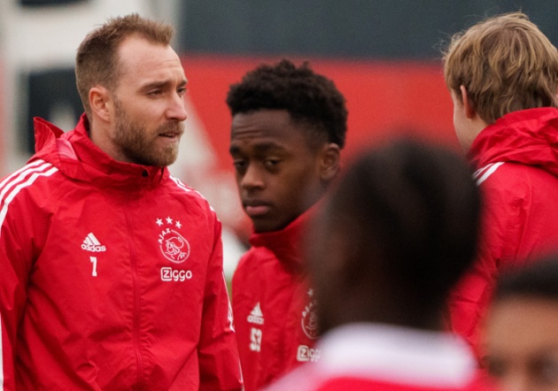 Chia sẻ qua trang chủ Ajax, Eriksen bày tỏ sự hạnh phúc và cảm giác như ở nhà.
