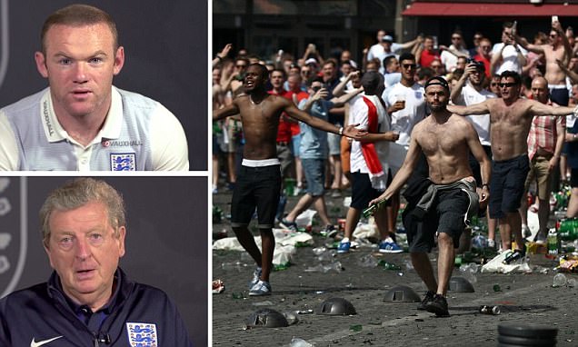 Ảnh bài viết Wayne Rooney và HLV Roy Hodgson năn nỉ cổ động viên Anh đừng quậy tiếp ở EURO 2016