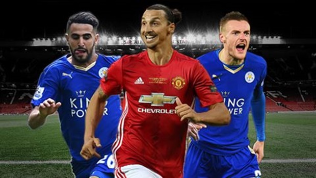 Ảnh bài viết Ibra, Vardy sát cánh trong đội hình kết hợp MU - Leicester