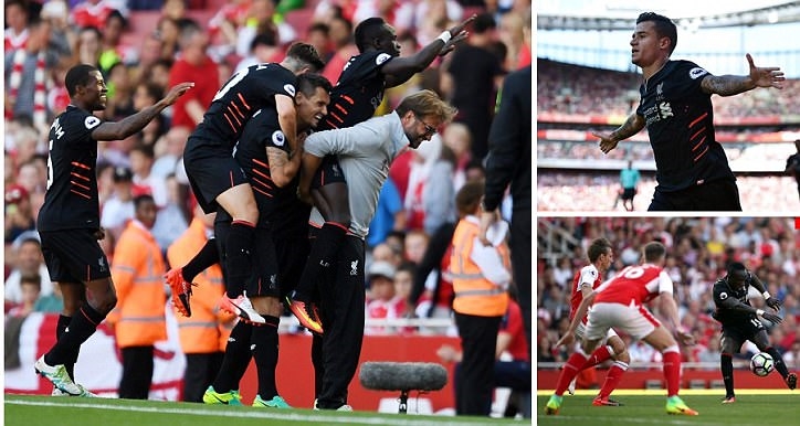 Ảnh bài viết Klopp cõng học trò trong màn rượt đuổi vô vọng của Arsenal