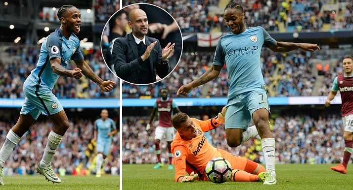 Ảnh bài viết Aguero thoát thẻ đỏ, Sterling kết liễu West Ham