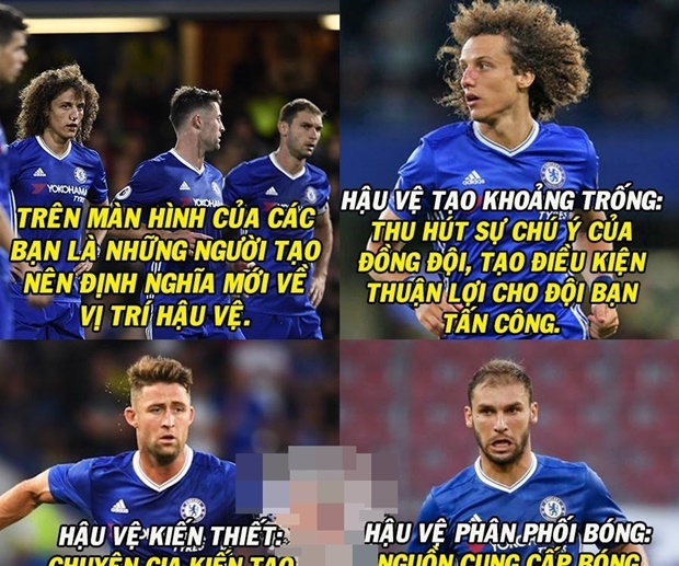 Ảnh bài viết Ảnh chế: Fan MU tốt bụng tặng khẩu trang cho Chelsea; Bộ 3 ‘siêu điệp viên’ C.I.L định nghĩa lại khái niệm hậu vệ