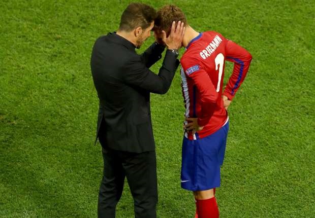 Ảnh bài viết Griezmann 'sợ' Atletico mất Simeone vào tay PSG