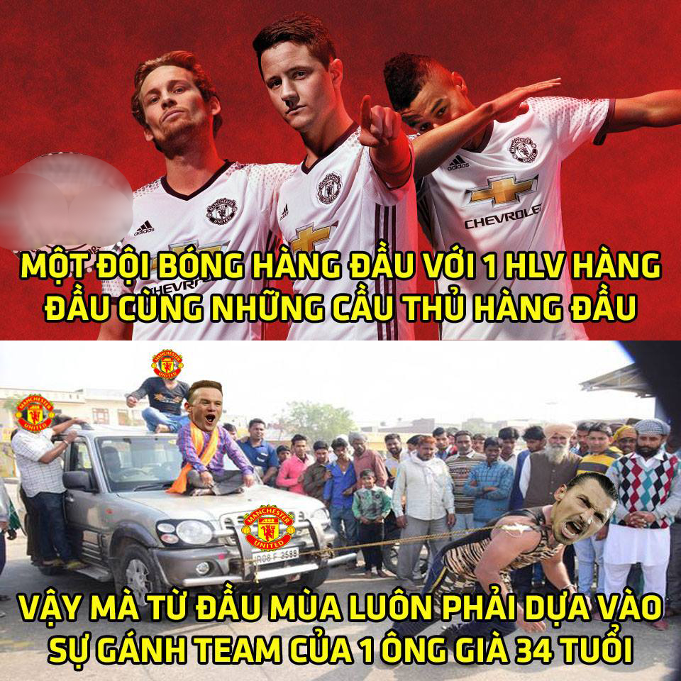 Ảnh bài viết Ảnh chế: Nghi án M.U "lách luật" trong thương vụ Pogba; Ibra nổi cơn tam bành vì kẻ lười biếng Rooney