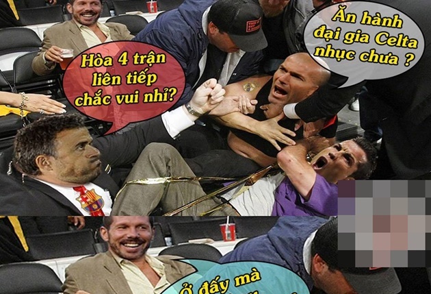 Ảnh bài viết Ảnh chế: Simeone cười khảy nhìn Enrique “hỗn chiến” với Zizou; Lộ lý do Công Phượng quyết uốn xoăn cả quả đầu