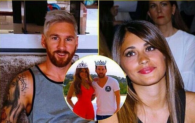 Ảnh bài viết Messi và vợ xăm “Anh là Vua, em là Nữ hoàng”