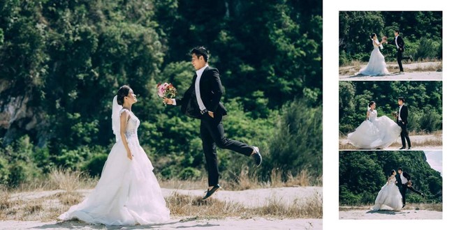 Ảnh bài viết Ảnh cưới lãng mạn của cựu tiền vệ U23 Việt Nam và bạn gái