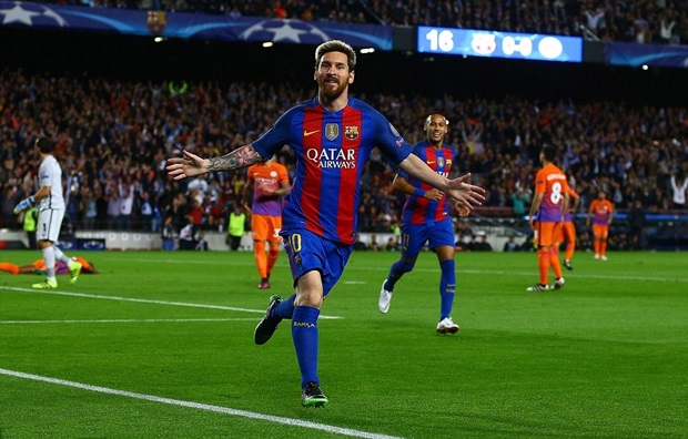 Ảnh bài viết Messi lập hattrick, Bravo nhận thẻ đỏ, Pep Guardiola tiếp tục nhận trái đắng trong ngày trở về
