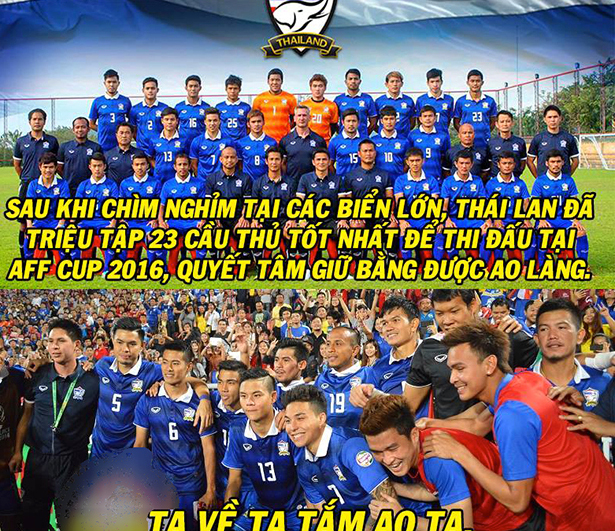 Ảnh bài viết Ảnh chế: Thái Lan quyết "chơi khô máu" tại AFF Cup; Đại gia châu Á đau đớn vì không "chung mâm" U19 Việt Nam