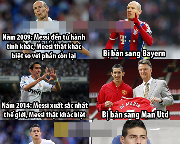 Ảnh bài viết Ảnh chế: Sao Real lụn bại vì Messi; “Vua bóng đá” truyền thụ “bí kiếp bị ruồng bỏ”