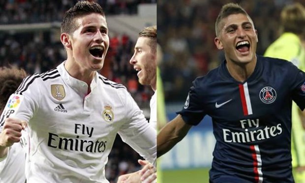 Ảnh bài viết 150 triệu euro, Inter muốn có cả Rodriguez lẫn Verratti 