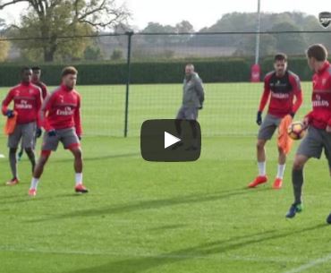 Ảnh bài viết Bài tập 5v2 của Arsenal tại London Colney