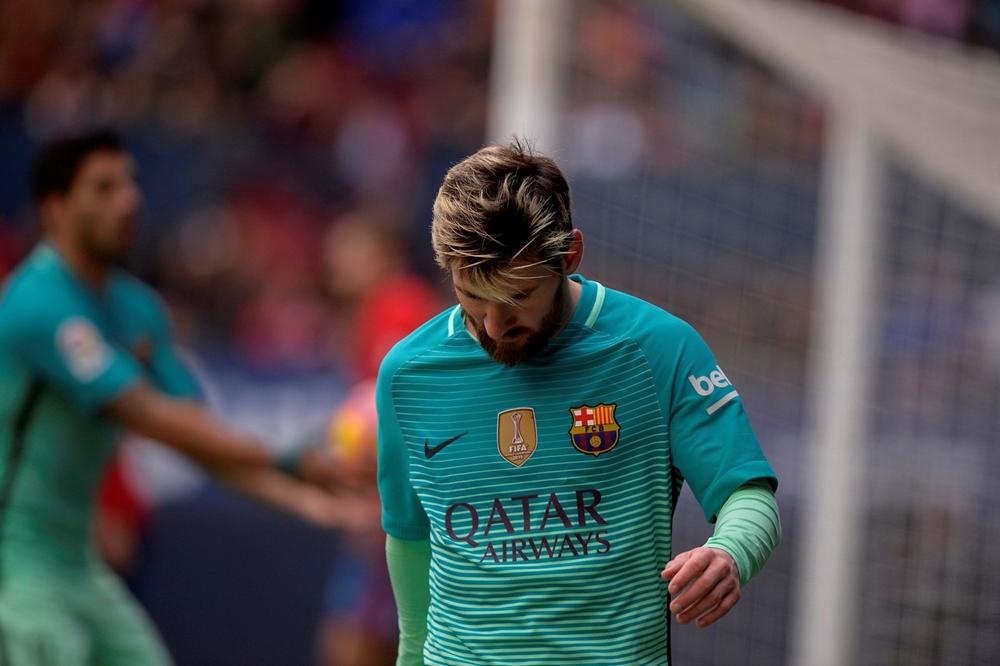 Ảnh bài viết Chùm ảnh: Muôn màu cảm xúc của Messi trong trận thắng Osasuna