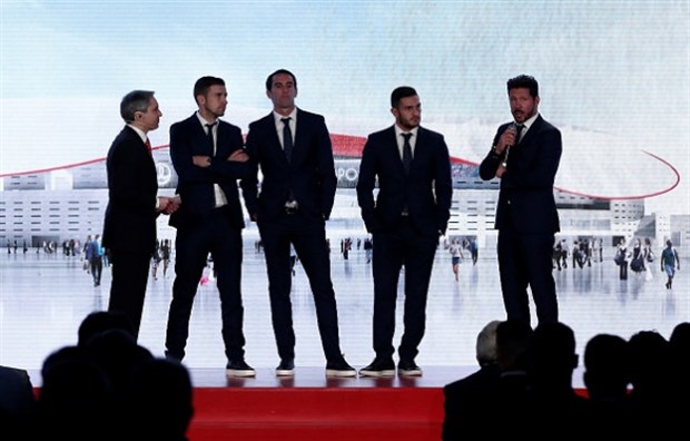 Ảnh bài viết Buổi lễ công bố kế hoạch thay sân, thay Logo của Atletico Madrid