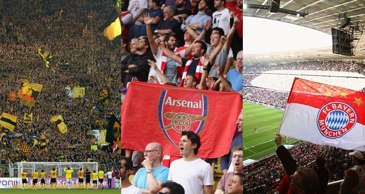 Ảnh bài viết 20 CLB có tỷ lệ lấp đầy khán đài tốt nhất châu Âu: Choáng với Bayern, Dortmund