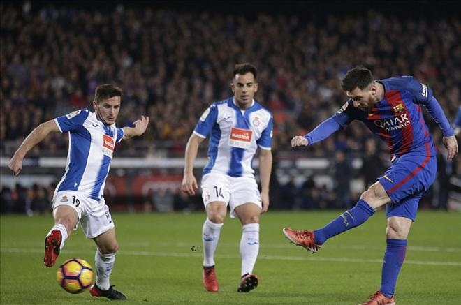 Ảnh bài viết Barcelona 4-1 Espanyol: Derby của Messi