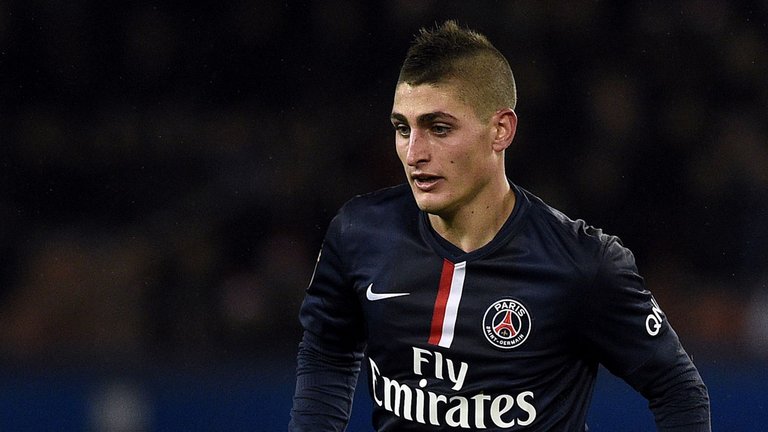 Ảnh bài viết Marco Verratti nhận thẻ vàng vì pha chuyền bóng có 1 không 2