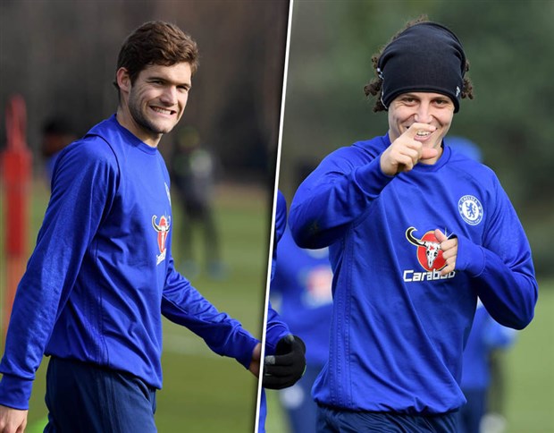 Ảnh bài viết Được cho nghỉ, nhưng Luiz và Alonso vẫn hớn hở luyện tập cùng Chelsea