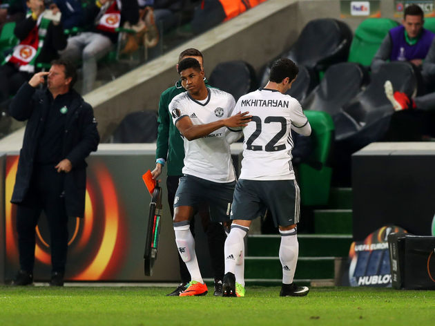 Ảnh bài viết 5 điểm nhấn St-Etienne 0-1 M.U: Bailly ăn thẻ đỏ, Mourinho lo sốt vó vì Mkhitaryan