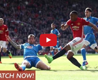 Ảnh bài viết Màn trình diễn của Anthony Martial vs AFC Bournemouth