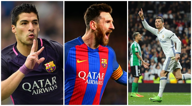 Ảnh bài viết La Liga 2016-17: 5 ngôi sao đang dẫn đầu cuộc đua danh hiệu Pichichi