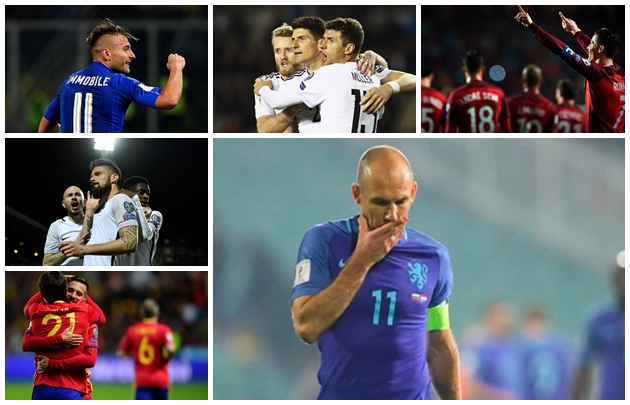 Ảnh bài viết Sau lượt trận thứ 5 vòng loại World Cup 2018 khu vực châu Âu: Đại gia thắng to; Hà Lan âu lo