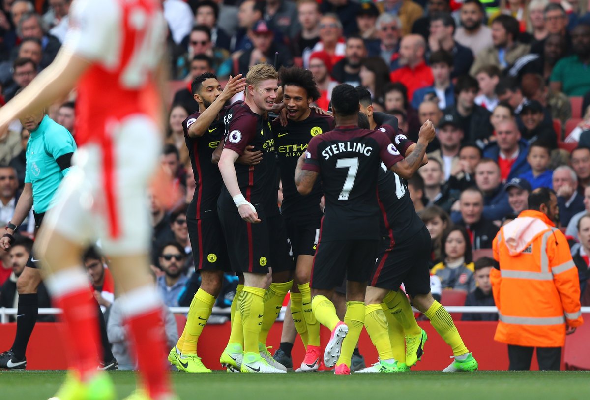 Ảnh bài viết  Leroy Sané mở tỷ số cho Man City (Arsenal vs Man City)