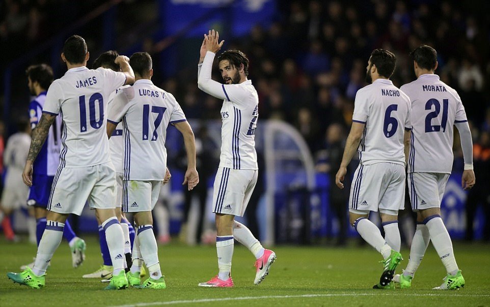 Ảnh bài viết Chấm điểm Real sau trận Deportivo: "Vàng 10" Isco, cú hích Varane