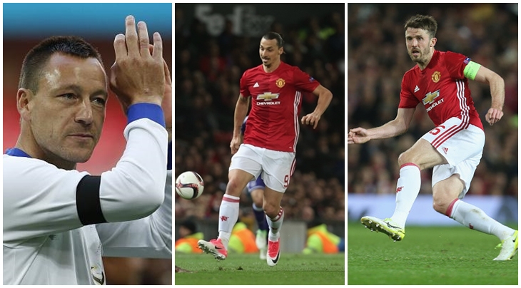 Ảnh bài viết Ibra, Carrick, Terry và những ngôi sao Premier League sẽ tự do hè này