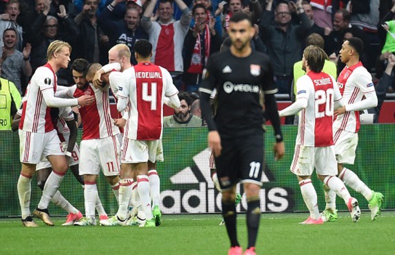 Ảnh bài viết Hủy diệt Lyon, Ajax đặt một chân vào chung kết Europa League