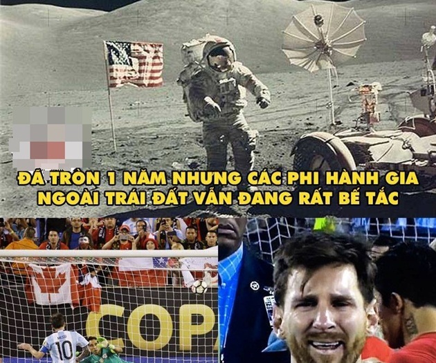 Ảnh bài viết Ảnh chế: ‘Sân nhỏ’ duy nhất khiến CR7 bất lực; Messi bật khóc vì ‘kỷ  vật’ 1 năm chưa tìm thấy