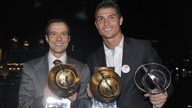 Ảnh bài viết Đội hình 11 siêu sao do Jorge Mendes làm người đại diện